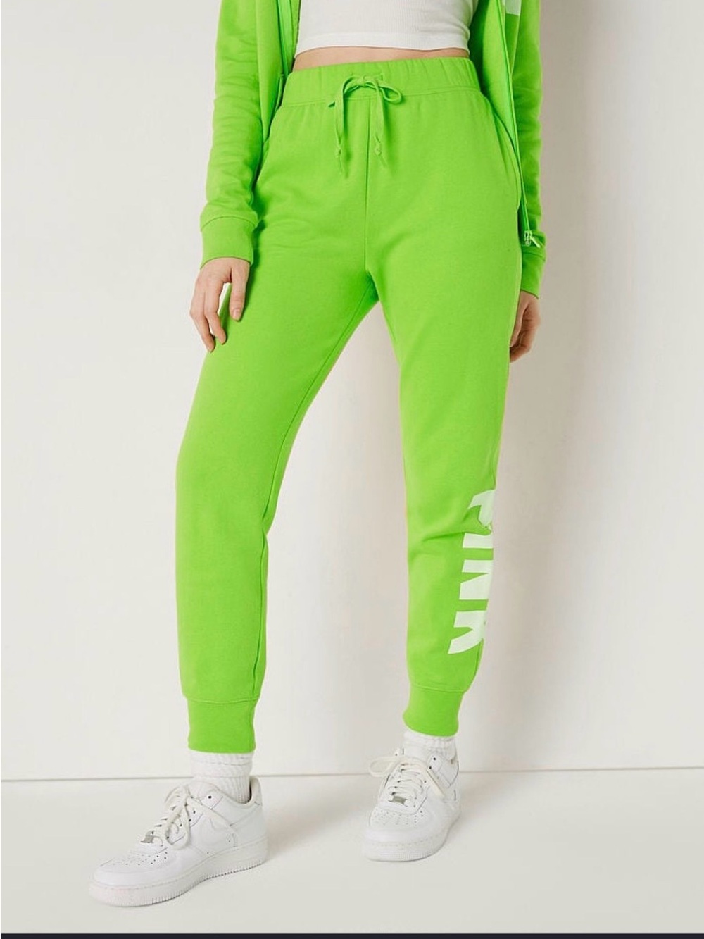 Victoria's Secret PINK Everyday Lounge Skinny Joggers in the color Bloom Green